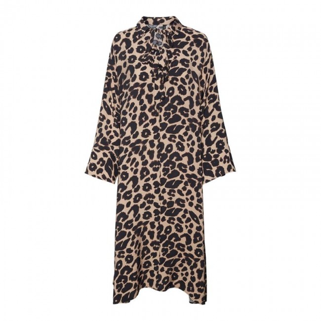 VM VMIRIS L/S TIE 7/8 DRESS WVN POP1 GA 10309215 silver mink leo