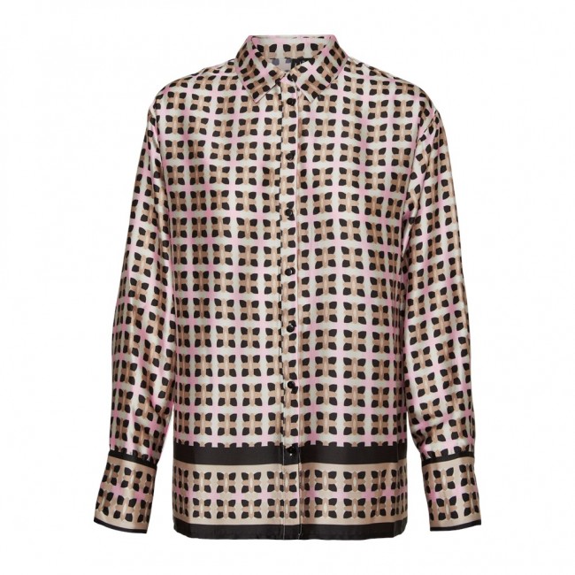 VM VMMILLE LS SHIRT WVN EXP 10313551 birch aop