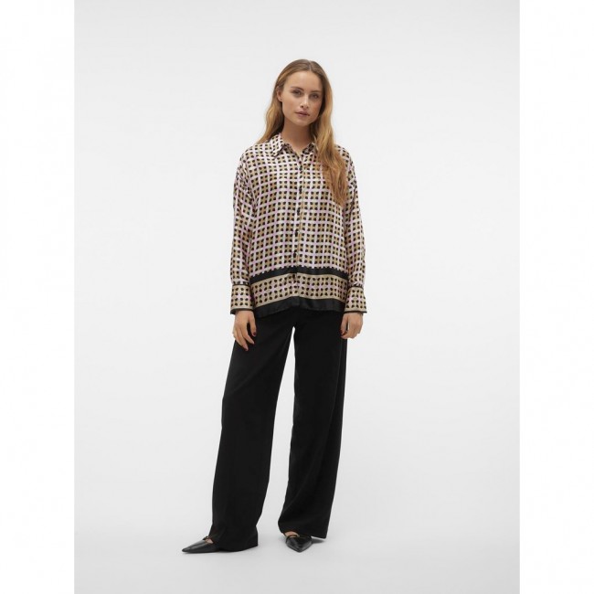 VM VMMILLE LS SHIRT WVN EXP 10313551 birch aop