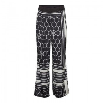 VM VMMALLE HW WIDE PANT WVN EXP 10313554 black bright white