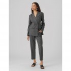 Vero moda VMMILA HR TAPERED CHECK PANT 10291911 black dark grey checks Vero moda VMMILA HR TAPERED CHECK PANT 10291911 black dark grey checks