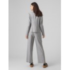Vero moda VMYOLANDA HR STRAIGHT PANT 10299463 medium grey melange