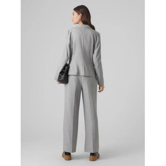 Vero moda VMYOLANDA LS SLIM BLAZER 10301257 medium grey melange