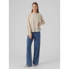 Vero moda VMSEJA LS LACE TOP WVN PA 10295889 pumice stone