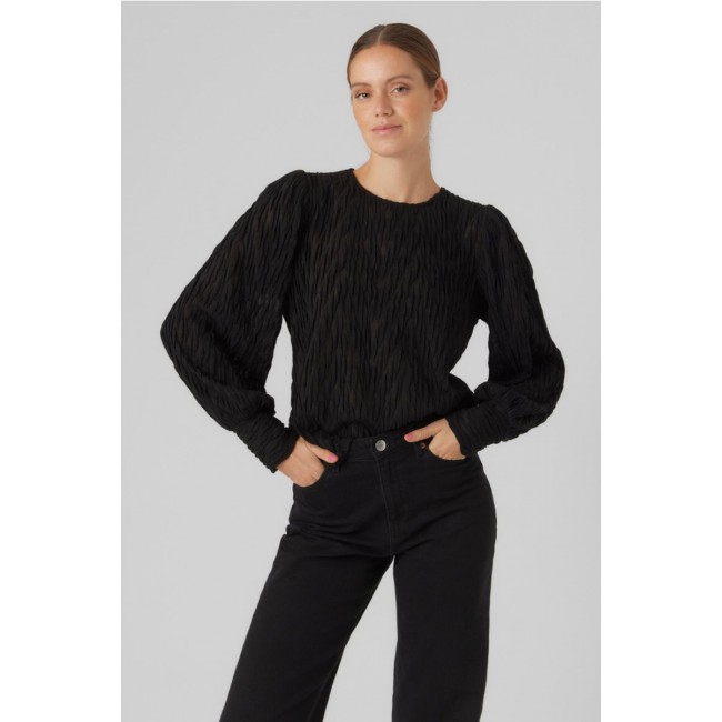 Vero moda VMMAIA LS TOP JRS 10292678 black