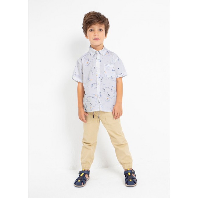 mayoral Παντελονι skater fit 23-03521-096 μπεζ σκουρο mayoral Παντελονι skater fit 23-03521-096 μπεζ σκουρο