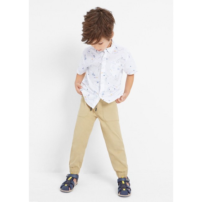 mayoral Παντελονι skater fit 23-03521-096 μπεζ σκουρο mayoral Παντελονι skater fit 23-03521-096 μπεζ σκουρο