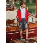 mayoral Βερµουδα jogger µαλακο ντενιµ 23-06257-018 γκρι σκουρο