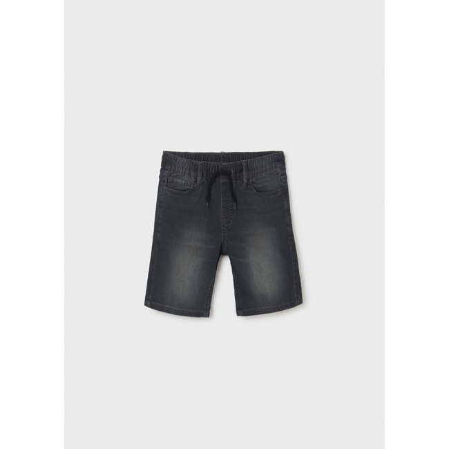 mayoral Βερµουδα jogger µαλακο ντενιµ 23-06257-018 γκρι σκουρο