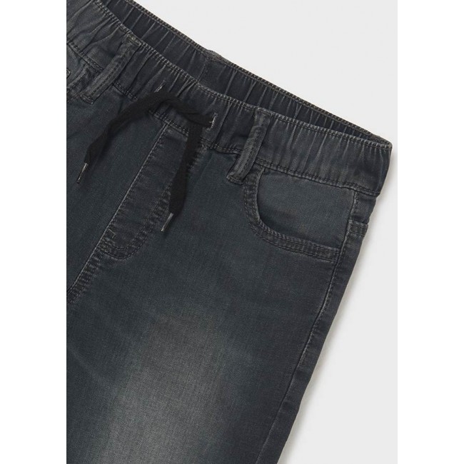 mayoral Βερµουδα jogger µαλακο ντενιµ 23-06257-018 γκρι σκουρο