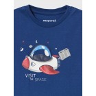Mayoral Μπλουζα µακρυµ play "space" 13-02014-067 μπλε ηλεκτρ