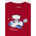 Mayoral Μπλουζα µακρυµ play "space" 13-02014-069 κοκκινο