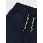 Mayoral Παντελονι soft denim τζογκερ 13-04516-087 μαυρο μπλε