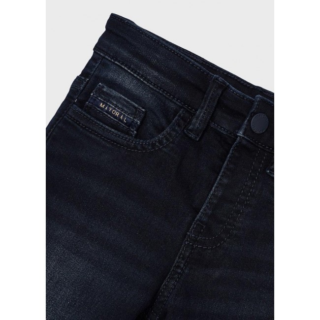 Mayoral Παντελονι τζιν skinny fit 13-04521-011 μαυρο μπλε
