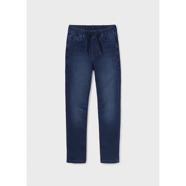 Mayoral Παντελονι soft denim τζογκερ 13-07527-068 τζιν σκουρο