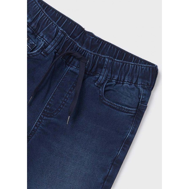 Mayoral Παντελονι soft denim τζογκερ 13-07527-068 τζιν σκουρο