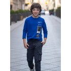 Mayoral Παντελονι ξεβαµµενο cargo 13-07529-072 ναυτι μπλε