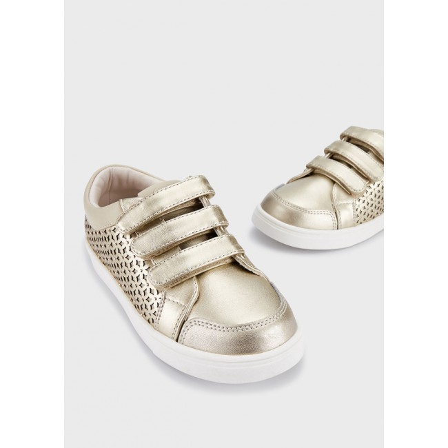 mayoral Sneaker τρυπητο 23-43421- 052 χρυσο μπεζ