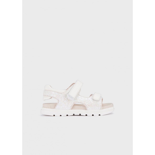 mayoral Σανδαλια glitter 23-43457-056 λευκο
