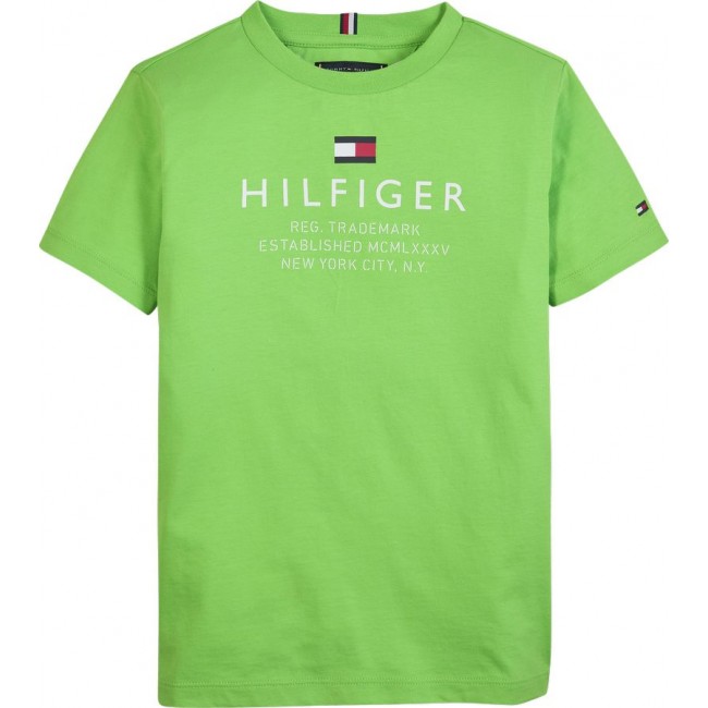 TH TH LOGO TEE S/S KB0KB08201 LWY SPRING LIME