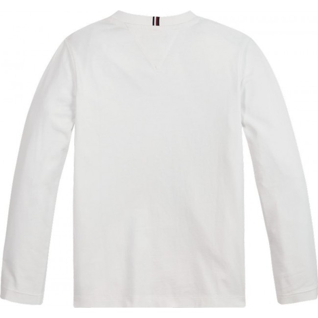 Tommy Hilfinger NEW YORK FLAG GRAPHIC TEE L/S KB0KB08627 YBR.001 white