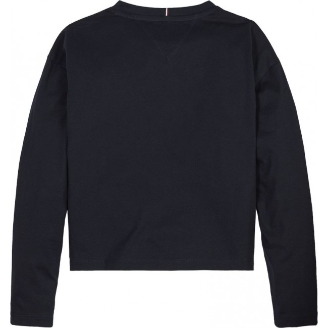 Tommy Hilfinger TOMMY SCRIPT TEE L/S KG0KG07643 DW5 001 DESERT SKY