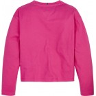 Tommy Hilfinger TOMMY SCRIPT TEE L/S KG0KG07643 TP1.001 HOT MAGENTA