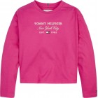Tommy Hilfinger TOMMY SCRIPT TEE L/S KG0KG07643 TP1.001 HOT MAGENTA