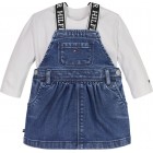 Tommy Hilfinger BABY DENIM DUNGAREE SET KN0KN01700 1A4.627 white