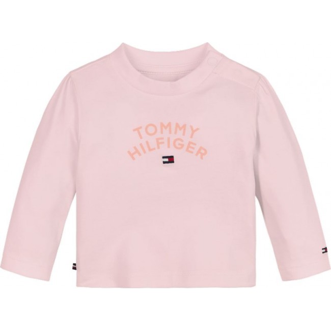 Tommy Hilfinger BABY HILFIGER FLAG TEE L/S KN0KN01736 TJS 001 pink