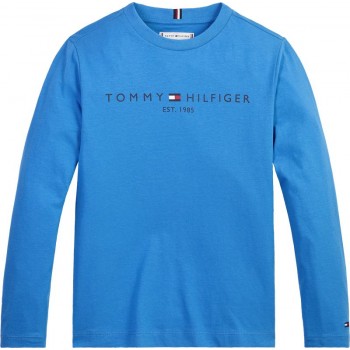 Tommy Hilfinger ESSENTIAL TEE L/S KS0KS00202 CZU.001 CERULEAN AQUA