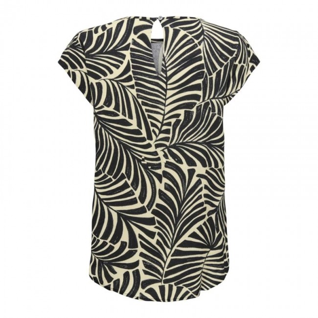 Only ONLNOVA LIFE VIS S/S TOP 15222174 black 611 la palma Only ONLNOVA LIFE VIS S/S TOP 15222174 black 611 la palma