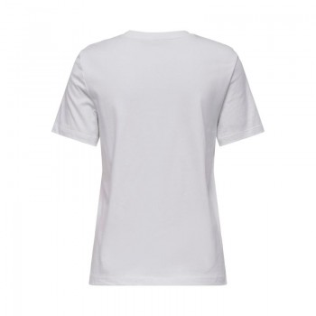 Only ONLKETTY LIFE S/S O-NECK TOP JRS NOOS 15288473 bright white heart