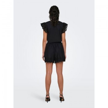 Only ONLLOU LIFE EMB LOOSE SHORTS WVN 15313167 black