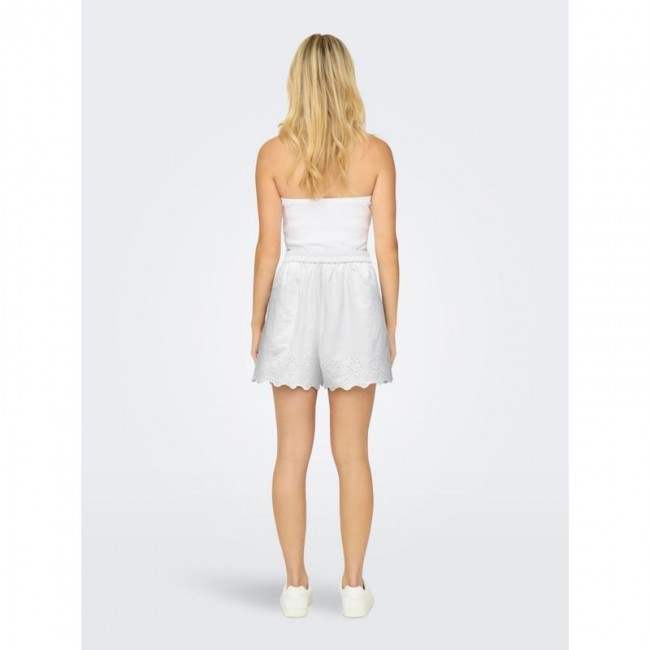 Only ONLLOU LIFE EMB LOOSE SHORTS WVN 15313167 bright white Only ONLLOU LIFE EMB LOOSE SHORTS WVN 15313167 bright white