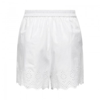 Only ONLLOU LIFE EMB LOOSE SHORTS WVN 15313167 bright white