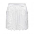 Only ONLLOU LIFE EMB LOOSE SHORTS WVN 15313167 bright white Only ONLLOU LIFE EMB LOOSE SHORTS WVN 15313167 bright white