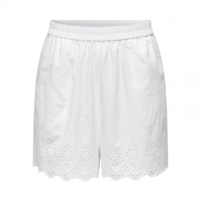 Only ONLLOU LIFE EMB LOOSE SHORTS WVN 15313167 bright white Only ONLLOU LIFE EMB LOOSE SHORTS WVN 15313167 bright white