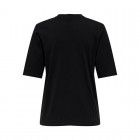 Only ONLJULIA LIFE S/S TOP BOX JRS 15324847 black ffront ddetail pearl stone mix