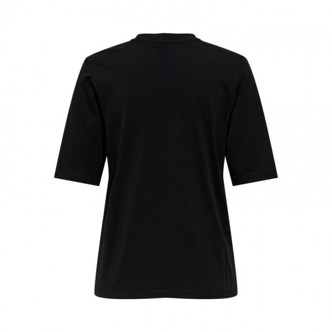 Only ONLJULIA LIFE S/S TOP BOX JRS 15324847 black ffront ddetail pearl stone mix