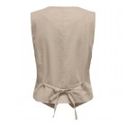 Only ONLCARO S/L LINEN BLEND VEST CC TLR 15338714  oxford tan