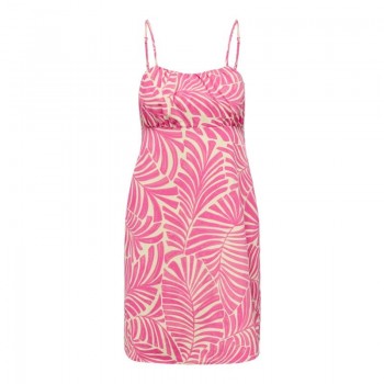 Only ONLNOVA LIFE VIS ALEXIS DRESS AOP 15342698 camine rose 611 la palma
