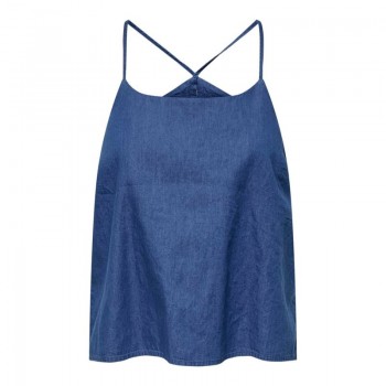 Only ONLNOVA AZURE ELBA SINGLET PTM 15343005 medium blue denim