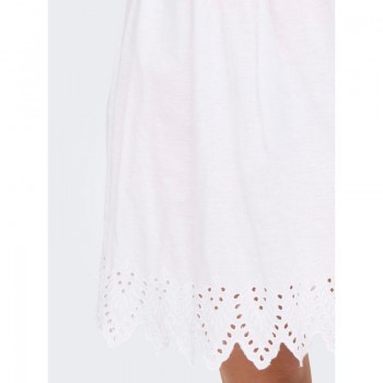Only ONLTULUM STRAP SHORT DRESS WVN 15343167 bright white bright white emb