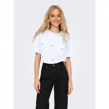 Only ONLVITA S/S TEE BOX JRS 15343769 bright white