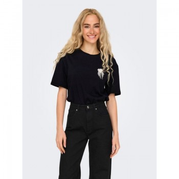 Only ONLVITA S/S TEE BOX JRS 15343769 black heart pen