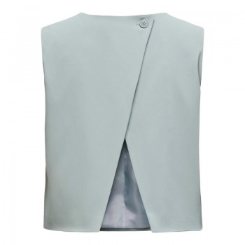 Only ONLMARIE LIFE S/L CROP TOP TLR 15344382 blue surf