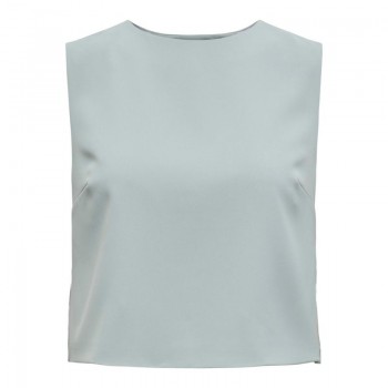 Only ONLMARIE LIFE S/L CROP TOP TLR 15344382 blue surf