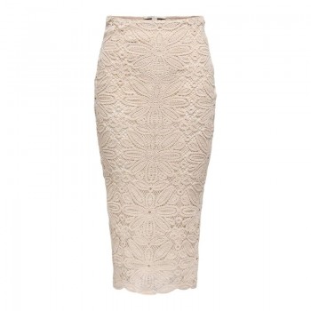 Only ONLALBERTE MW LONG SKIRT WVN 15344887 sheer pink