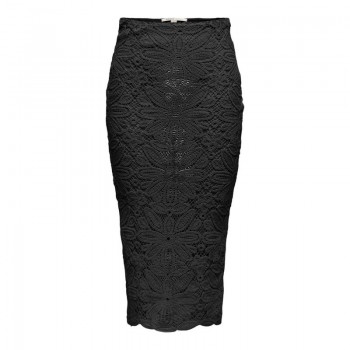 Only ONLALBERTE MW LONG SKIRT WVN 15344887 black